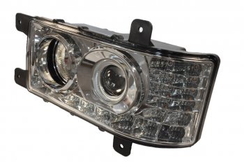 12 349 р. Фара блок КАМАЗ-6520,6511,4308 левая (16 светодиодов) LED AVTOELECTRICA AVTOELECTRICA 311.3775-16 ае  с доставкой в г. Майкоп. Увеличить фотографию 1