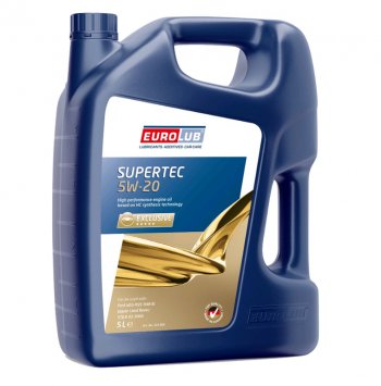 8 249 р. Масло моторное SUPERTEC SN 5W20 синт.5л EUROLUB EUROLUB 314005  с доставкой в г. Майкоп. Увеличить фотографию 1