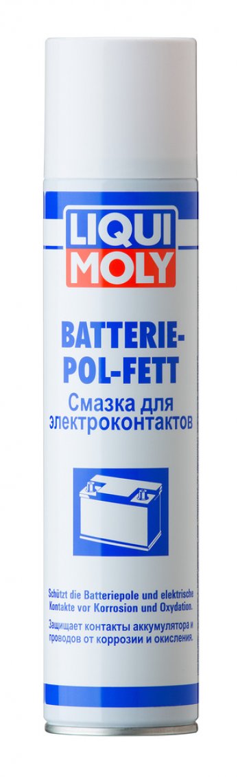 1 059 р. Смазка для клемм аккумулятора, защита от коррозии аэрозоль 300г LIQUI MOLY LIQUI MOLY 3141  с доставкой в г. Майкоп. Увеличить фотографию 1