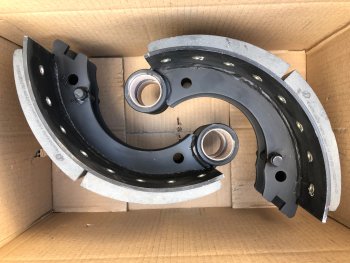 8 399 р. Колодки тормозные ЧМЗАП-99064,93853,99065 (2шт.) комплект на колесо BRAKE BLOCKS BRAKE BLOCKS 314-3502090  с доставкой в г. Майкоп. Увеличить фотографию 5
