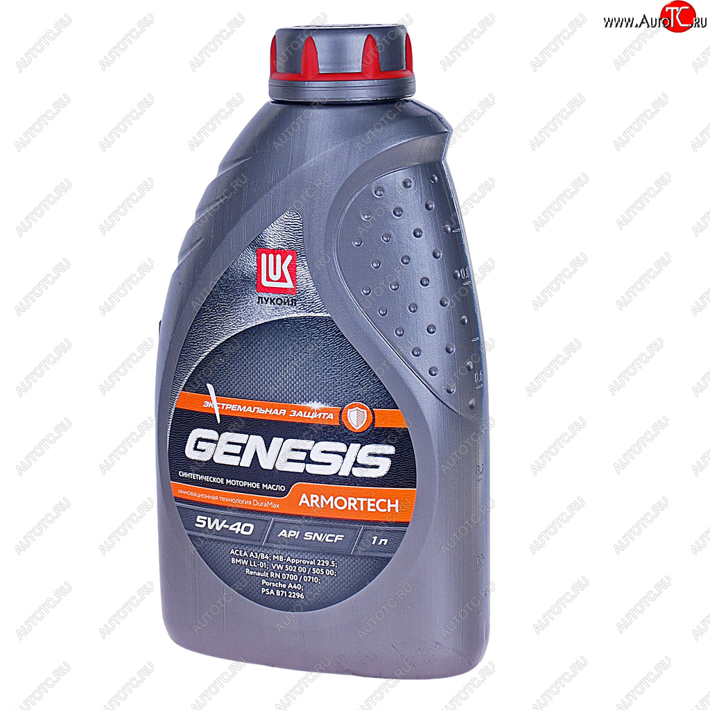 999 р. Масло моторное GENESIS ARMORTECH A3B4 MB BMW VW 5W40 синт.1л ЛУКОЙЛ LUKOIL 3148670  с доставкой в г. Майкоп