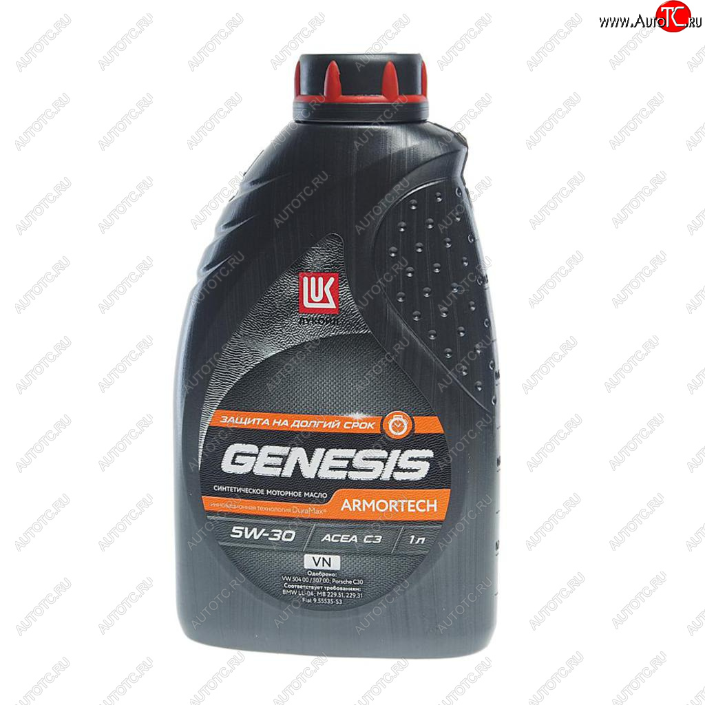 1 299 р. Масло моторное GENESIS ARMORTECH GC С3SNCF 5W30 синт.1л ЛУКОЙЛ LUKOIL 3149368  с доставкой в г. Майкоп