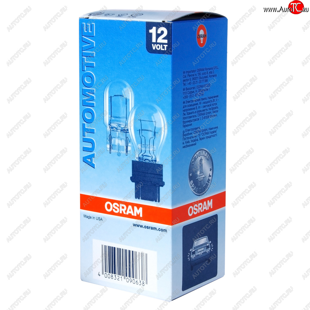 133 р. Лампа 12V P27W W2.5x16d OSRAM OSRAM 3156  с доставкой в г. Майкоп