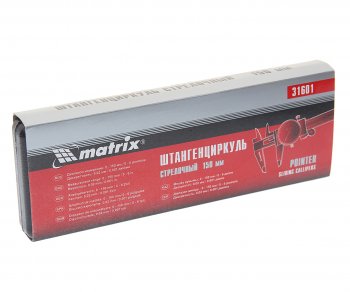 2 089 р. Штангенциркуль 150мм стрелочный MATRIX MATRIX 31601  с доставкой в г. Майкоп. Увеличить фотографию 3