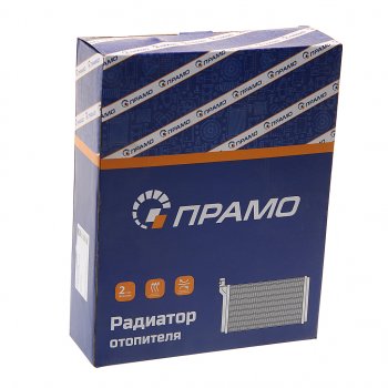 3 099 р. Радиатор отопителя УАЗ-3160 алюминиевый 2-х рядный (паяный) ПРАМО ПРАМО 3160-8101060  с доставкой в г. Майкоп. Увеличить фотографию 3