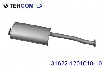 7 899 р. Глушитель УАЗ-3163 Патриот дв.ЗМЗ-409 ЕВРО-2 ТЕХКОМ ТЕХКОМ 31622-1201010-10  с доставкой в г. Майкоп. Увеличить фотографию 1