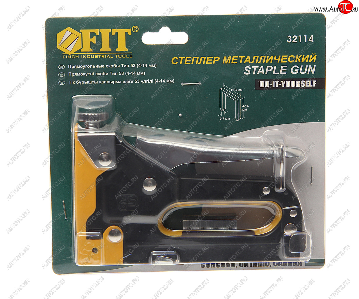 969 р. Степлер металлический 4-14мм тип 53 FIT FIT 32114  с доставкой в г. Майкоп