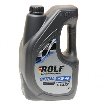 1 499 р. Масло моторное OPTIMA API SLCF 15W40 мин. 4л ROLF ROLF 322433  с доставкой в г. Майкоп. Увеличить фотографию 1