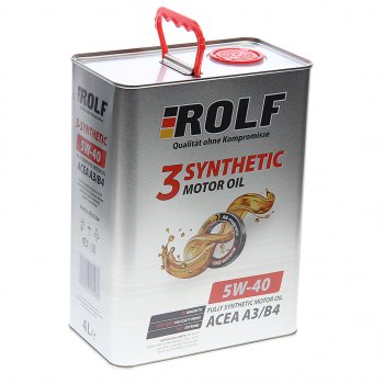 3 289 р. Масло моторное 3-SYNTHETIC A3B4 5W40 синт.4л ROLF ROLF 322551  с доставкой в г. Майкоп. Увеличить фотографию 1