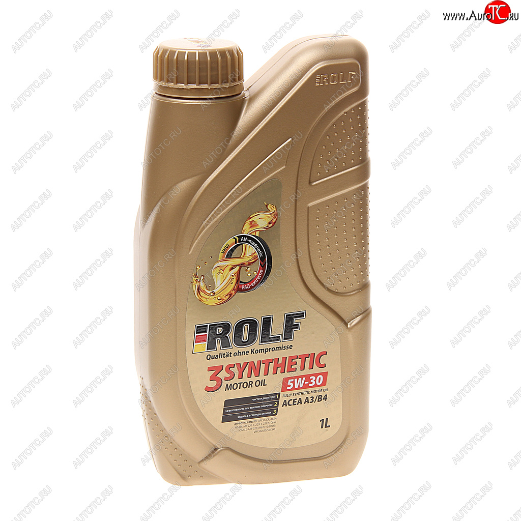 1 129 р. Масло моторное 3-SYNTHETIC A3/B4 5W30 синт.1л ROLF ROLF 322732 ROLF 322732  с доставкой в г. Майкоп