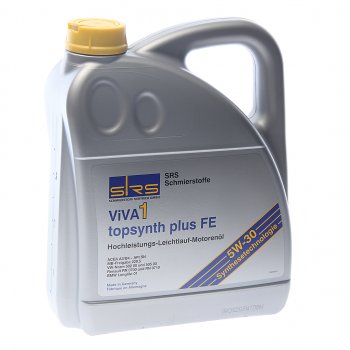 5 549 р. Масло моторное VIVA 1 TOPSYNTH Plus FE 5W30 синт.4л SRS SRS 32917  с доставкой в г. Майкоп. Увеличить фотографию 1
