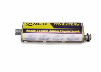 4 649 р. Глушитель ГАЗ-3302,2217,3307 ЕВРО-3 усиленный (хомутфланец) АЗГ АЗГ 3302-1201010-10  с доставкой в г. Майкоп. Увеличить фотографию 1