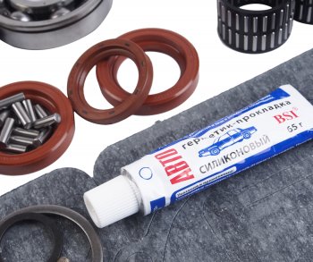 13 399 р. Ремкомплект ГАЗ-3302 Бизнес КПП (подшипники SKF,сальники,прокладки,герметик) АВТОРГ АВТОРГ 3302-1701805-01*рк  с доставкой в г. Майкоп. Увеличить фотографию 5