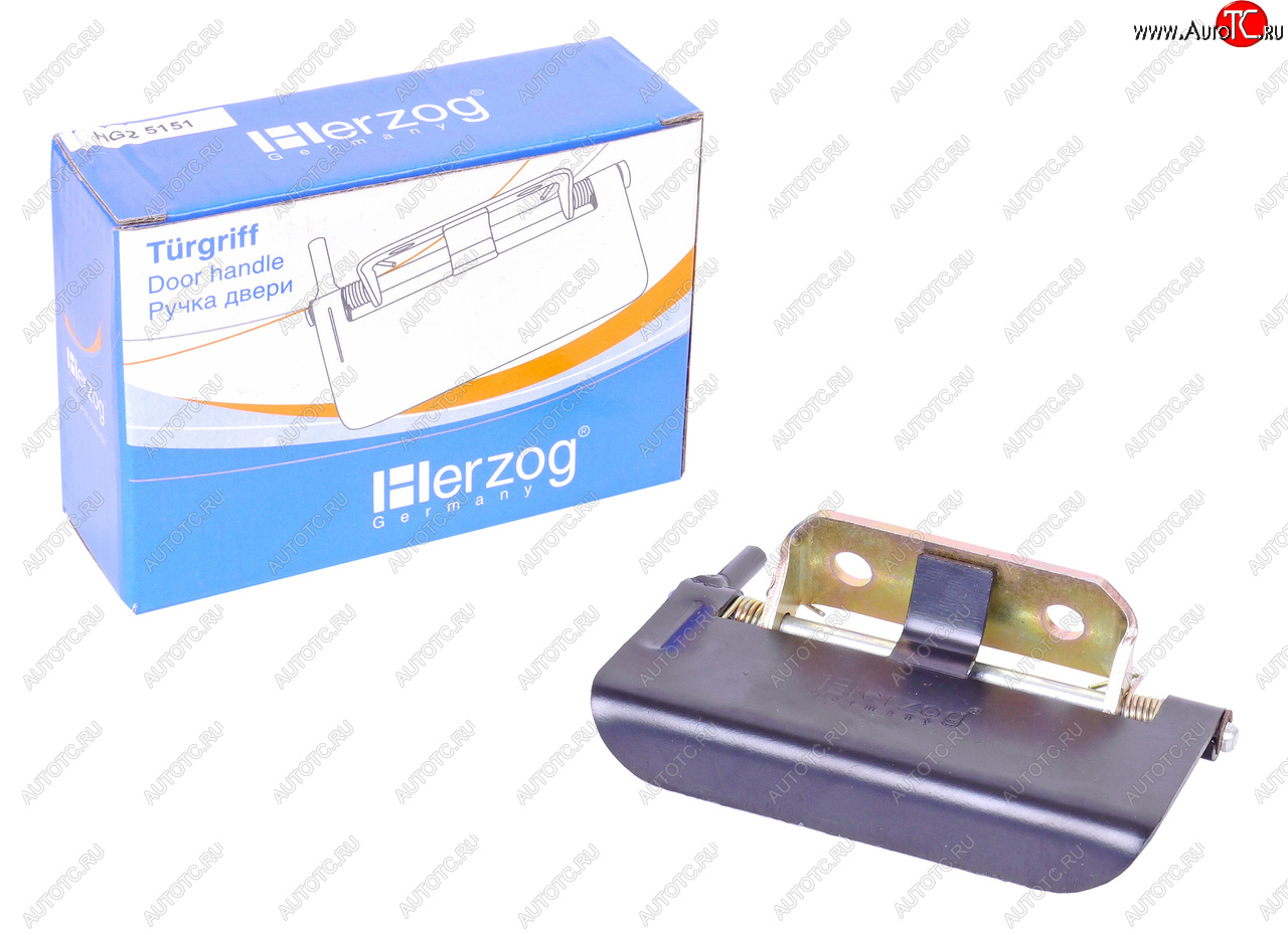 399 р. Ручка ГАЗ-3302 двери наружная левая HERZOG HERZOG 3302-6105151  с доставкой в г. Майкоп