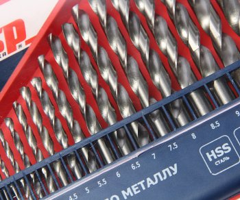 979 р. Набор сверл по металлу 1.0-10.0мм HSS (19шт.) USP USP 33717  с доставкой в г. Майкоп. Увеличить фотографию 2