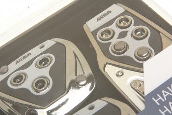 499 р. Накладка педали для МКПП анодированный металл комплект 3шт. NOVA BRIGHT NOVA BRIGHT 33752  с доставкой в г. Майкоп. Увеличить фотографию 2