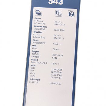 1 759 р. Щетка стеклоочистителя 600550мм комплект Twin BOSCH BOSCH 3397001543  с доставкой в г. Майкоп. Увеличить фотографию 4