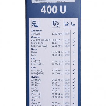 749 р. Щетка стеклоочистителя 400мм Twin BOSCH BOSCH 3397004579  с доставкой в г. Майкоп. Увеличить фотографию 3