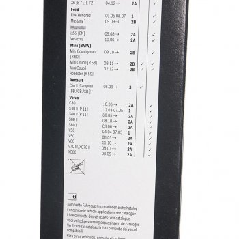 1 399 р. Щетка стеклоочистителя 500мм Plus Aerotwin BOSCH BOSCH 3397006947  с доставкой в г. Майкоп. Увеличить фотографию 3