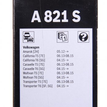 2 899 р. Щетка стеклоочистителя VW Amarok (10-) 600600мм комплект Aerotwin BOSCH BOSCH 3397009821  с доставкой в г. Майкоп. Увеличить фотографию 4