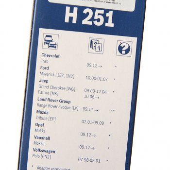 739 р. Щетка стеклоочистителя LAND ROVER Range Rover Evoque (11-) OPEL Mokka (12-) задняя BOSCH BOSCH 3397011813  с доставкой в г. Майкоп. Увеличить фотографию 4