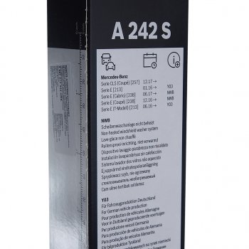 3 599 р. Щетка стеклоочистителя MERCEDES E (W213) 600550мм комплект Aerotwin BOSCH BOSCH 3397014242  с доставкой в г. Майкоп. Увеличить фотографию 6