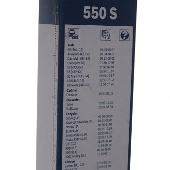 2 049 р. Щетка стеклоочистителя 550/500мм комплект Twin BOSCH BOSCH 3397118421 BOSCH 3397118421  с доставкой в г. Майкоп. Увеличить фотографию 5