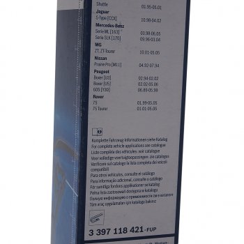 2 049 р. Щетка стеклоочистителя 550/500мм комплект Twin BOSCH BOSCH 3397118421 BOSCH 3397118421  с доставкой в г. Майкоп. Увеличить фотографию 7