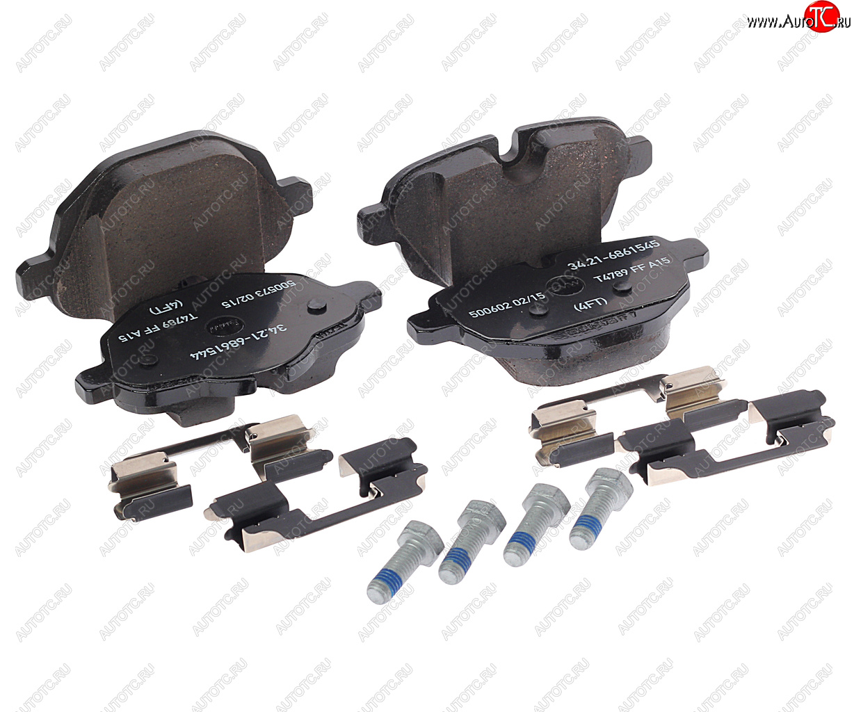 8 399 р. Колодки тормозные задние (4шт.) BMW BMW 5 серия F10 рестайлинг, седан (2013-2017)  с доставкой в г. Майкоп