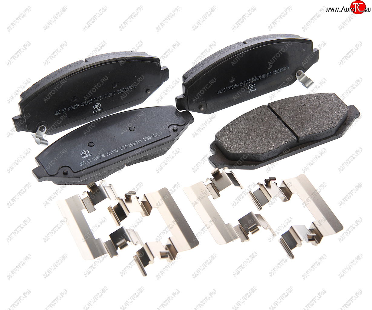 9 199 р. Колодки тормозные JAC S7 передние (4шт.) OE JAC 3503100u0010-f011  с доставкой в г. Майкоп