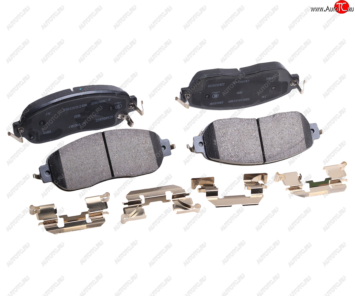 10 849 р. Колодки тормозные JAC JS6 передние (4шт.) OE JAC 3503100u2400-f011  с доставкой в г. Майкоп