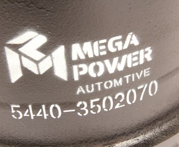 15 699 р. Барабан тормозной МАЗ-5440,АМАЗ задний MEGAPOWER MEGAPOWER 350-32-029  с доставкой в г. Майкоп. Увеличить фотографию 3