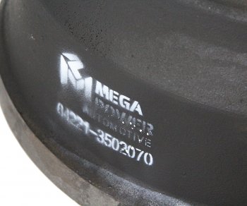 13 549 р. Барабан тормозной МАЗ-ЕВРО (10 отверстий) MEGAPOWER MEGAPOWER 350-32-032  с доставкой в г. Майкоп. Увеличить фотографию 3