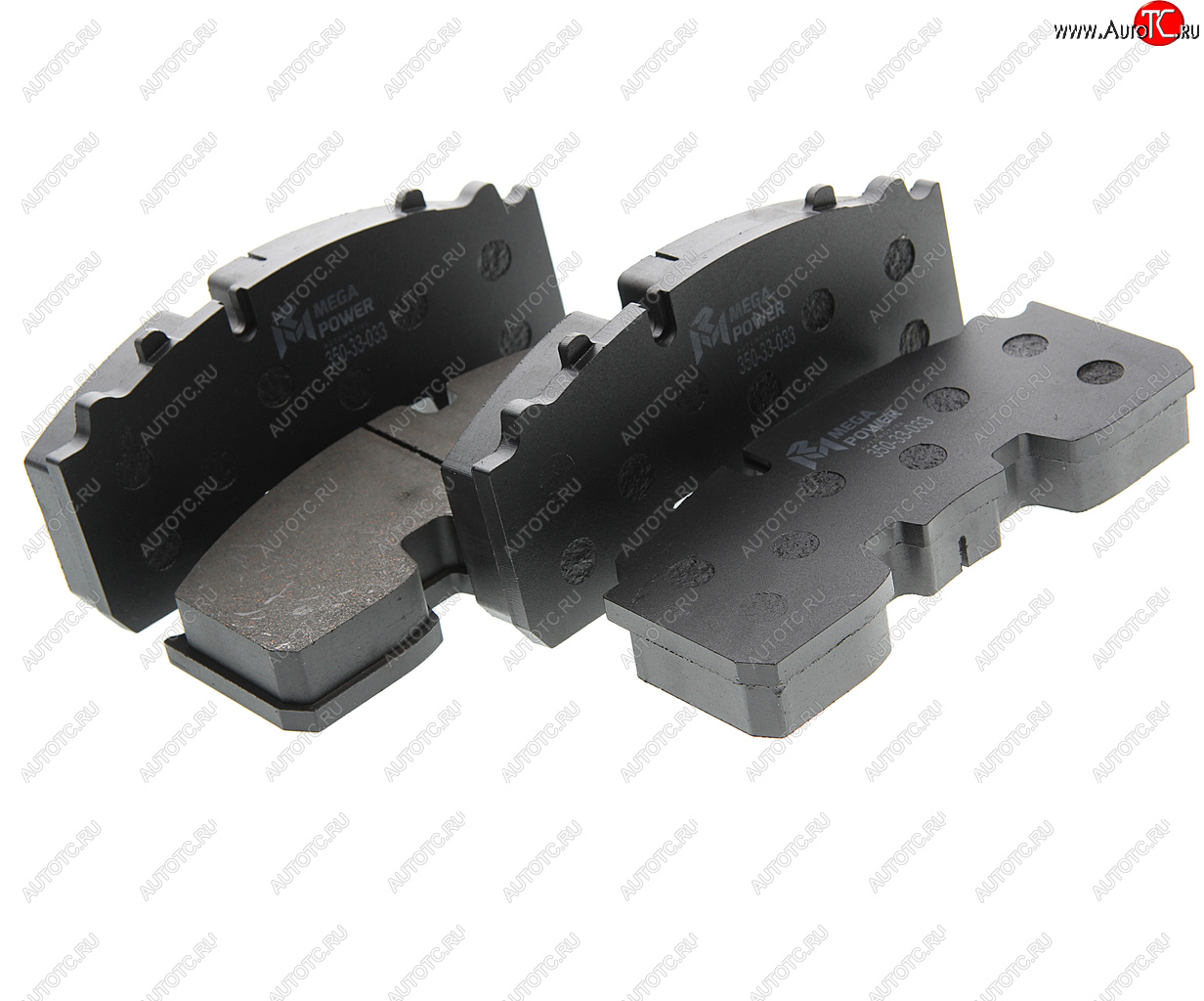 3 999 р. Колодки тормозные BPW дисковые (с выточкой под датчик АБС,KNORR SB3745) (211x93x30)(4шт.) MEGAPOWER MEGAPOWER 350-33-033  с доставкой в г. Майкоп