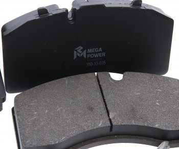 4 599 р. Колодки тормозные MERCEDES SAF дисковые (211x108x30) (4шт.) MEGAPOWER MEGAPOWER 350-33-035  с доставкой в г. Майкоп. Увеличить фотографию 2