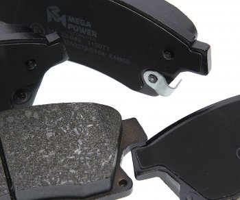 1 329 р. Колодки тормозные CHEVROLET Cruze (09-) OPEL Astra J передние (R15) (4шт.) MEGAPOWER MEGAPOWER 350-33-049  с доставкой в г. Майкоп. Увеличить фотографию 2