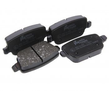 1 069 р. Колодки тормозные FORD Galaxy,Mondeo LAND ROVER Freelander задние (4шт.) MEGAPOWER MEGAPOWER 350-33-062  с доставкой в г. Майкоп. Увеличить фотографию 1