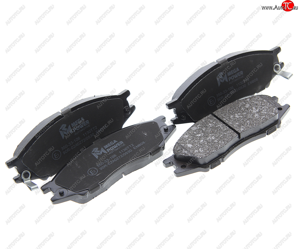 899 р. Колодки тормозные передние (4шт.) MEGAPOWER Nissan Almera Classic седан B10 (2006-2013)  с доставкой в г. Майкоп