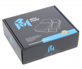 1 139 р. Колодки тормозные задние (4шт.) MEGAPOWER Chevrolet Cruze J300 седан рестайлинг (2012-2015)  с доставкой в г. Майкоп. Увеличить фотографию 4