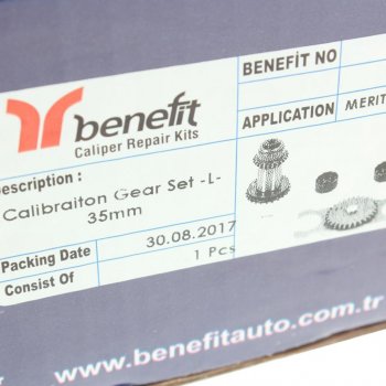 1 429 р. Ремкомплект суппорта MERITOR Elsa 1 (подводной механизм левый) (35мм) BENEFIT BENEFIT 3508-1  с доставкой в г. Майкоп. Увеличить фотографию 3