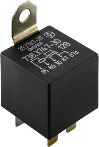 180 р. Реле электромагнитное 12V 5-ти контактное 50А замыкающее с кронштейном ЭМИ ЭМИ 35.3787-30  с доставкой в г. Майкоп. Увеличить фотографию 2