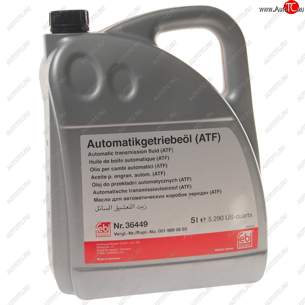 6 899 р. Масло трансмиссионное ATF для АКПП (MB236.14) 5л FEBI FEBI 36449  с доставкой в г. Майкоп