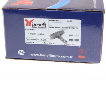 2 499 р. Ремкомплект суппорта MERITOR Elsa (нажимной рычаг) BENEFIT BENEFIT 3651  с доставкой в г. Майкоп. Увеличить фотографию 5