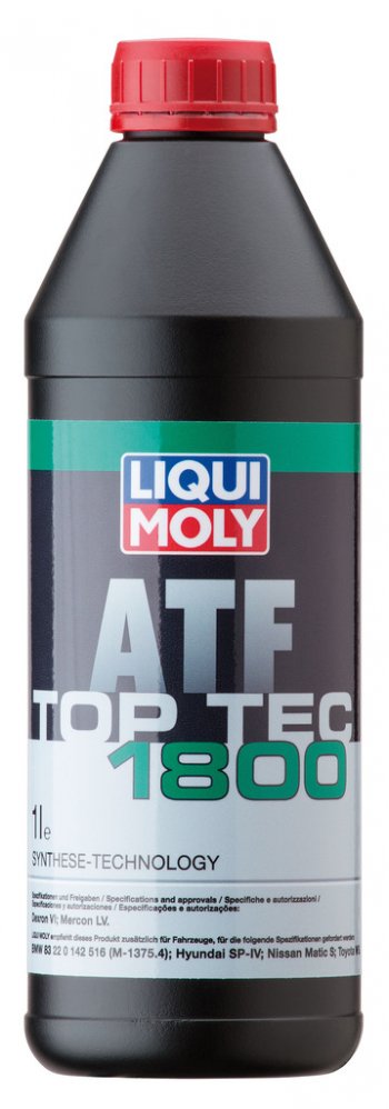 1 899 р. Масло трансмиссионное TOP TEC ATF 1800 синт.1л LIQUI MOLY LIQUI MOLY 3687  с доставкой в г. Майкоп. Увеличить фотографию 1