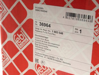 4 099 р. Сайлентблок VOLVO V60 (10-) рычага переднего задний правый FEBI FEBI 36964  с доставкой в г. Майкоп. Увеличить фотографию 5