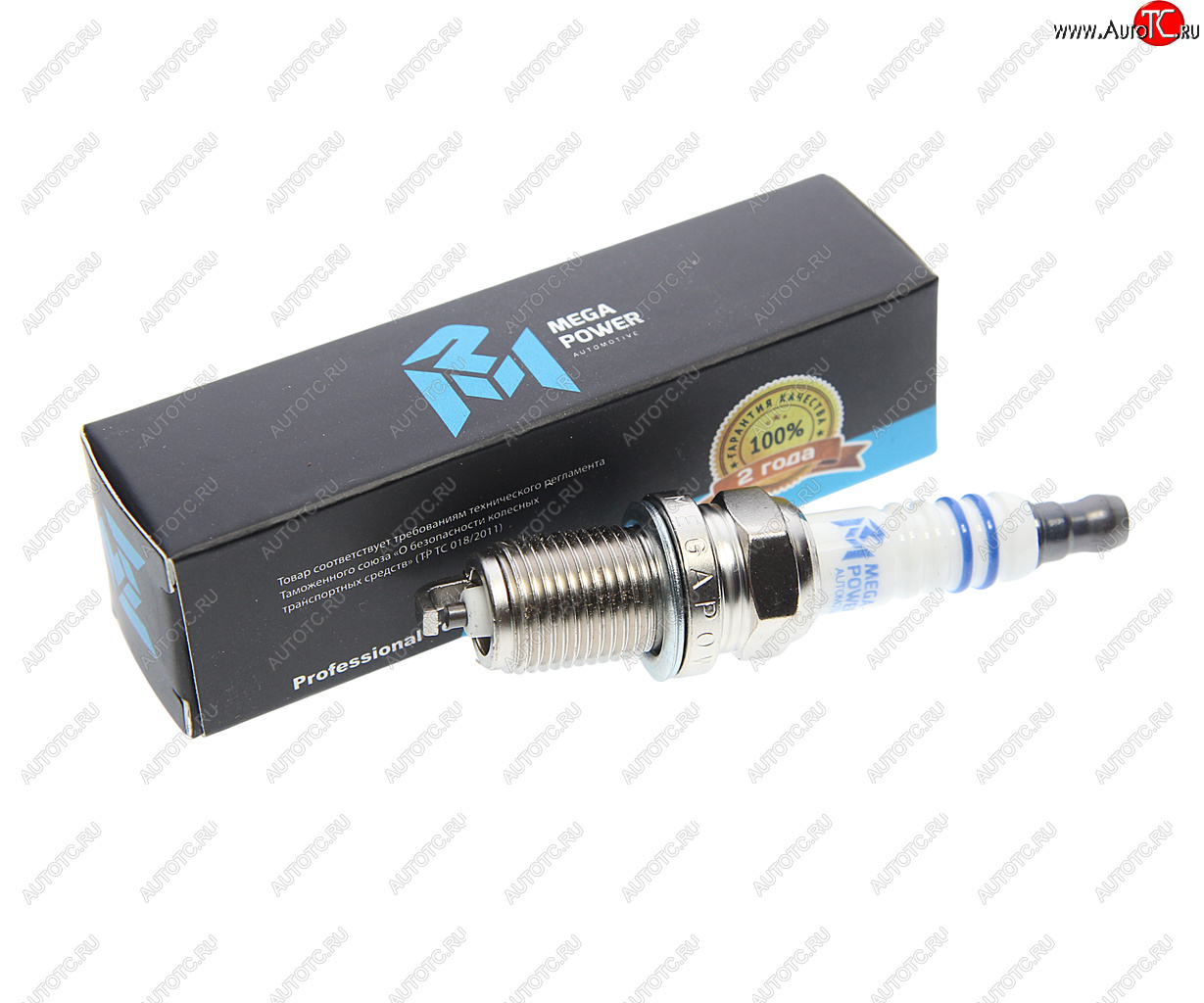 93 р. Свеча зажигания DAEWOO Nexia (1.5) (16V) KIA Sportage,Clarus,Shuma,Sephia 2 (1шт.) MEGAPOWER MEGAPOWER 370-31-019  с доставкой в г. Майкоп