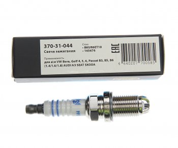 213 р. Свеча зажигания VW Bora,Golf 4,5,6,Passat B3,B5,B6 (1.41.61.8) AUDI A3 SEAT SKODA (1шт.) MEGAPOWER MEGAPOWER 370-31-044  с доставкой в г. Майкоп. Увеличить фотографию 3