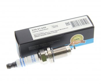 339 р. Свеча зажигания VW Golf 5,6,Jetta,Passat B6 AUDI A3 SKODA Octavia,Fabia (1.4 FSI) (1шт.) MEGAPOWER MEGAPOWER 370-31-045  с доставкой в г. Майкоп. Увеличить фотографию 2