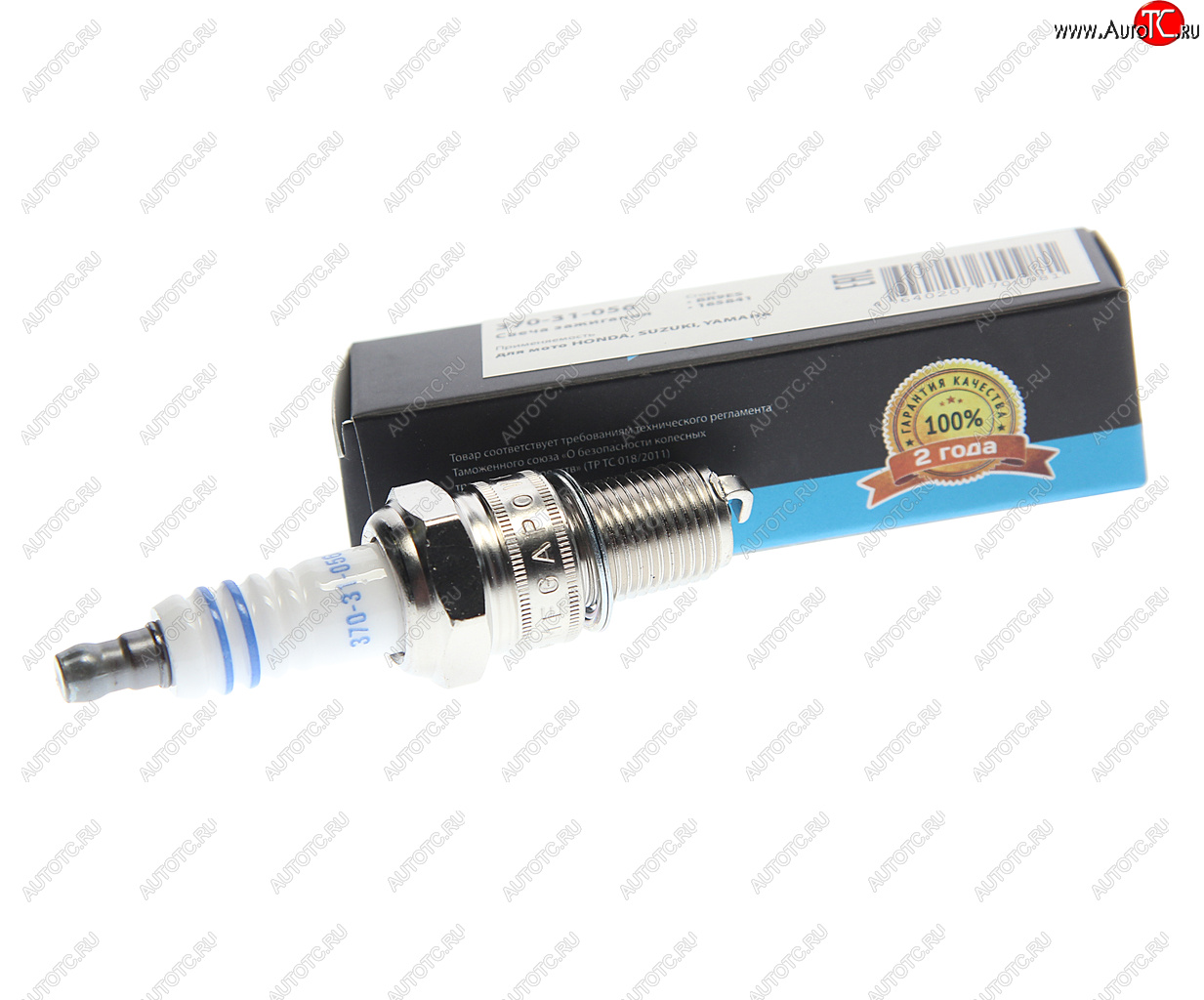 160 р. Свеча зажигания мото KAWASAKI YAMAHA (1шт.) MEGAPOWER MEGAPOWER 370-31-056  с доставкой в г. Майкоп