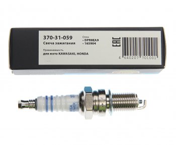 103 р. Свеча зажигания мото KAWASAKI SUZUKI YAMAHA HONDA (1шт.) MEGAPOWER MEGAPOWER 370-31-059  с доставкой в г. Майкоп. Увеличить фотографию 3